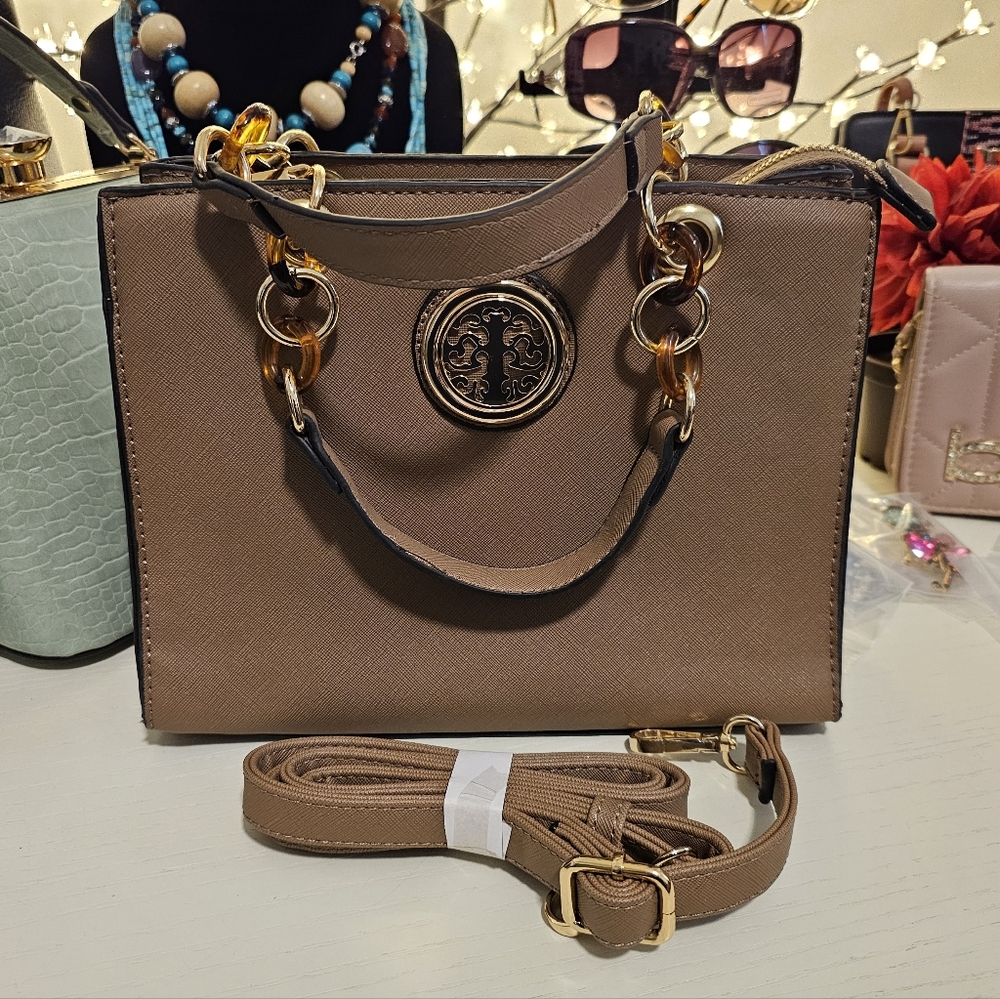 Tree of Life Leather Handbag